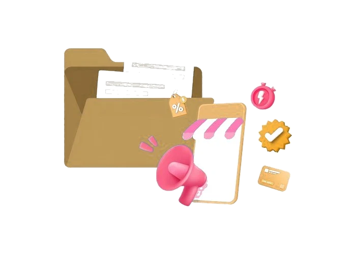写真やメニューなどの素材をフォルダにまとめる